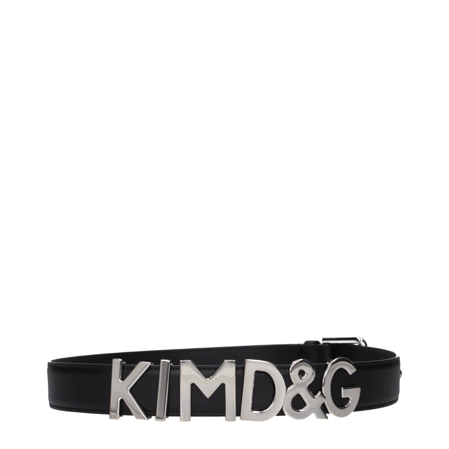 Dolce & Gabbana Black Leather Regular Belt