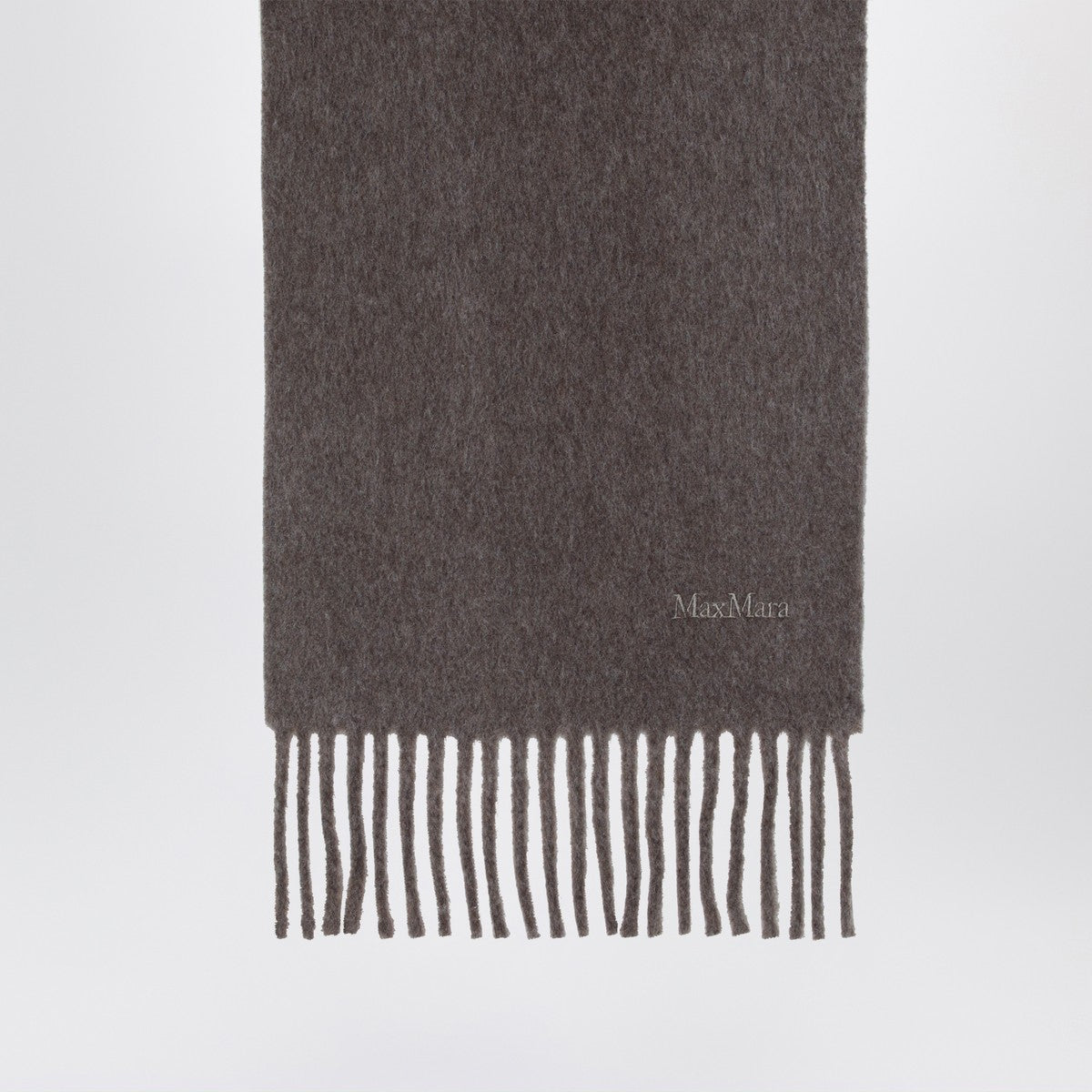 Max Mara Max Mara Wool Scarf in Dove Grey