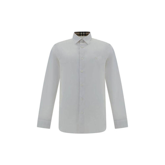 Burberry White Elastane Dress Shirt