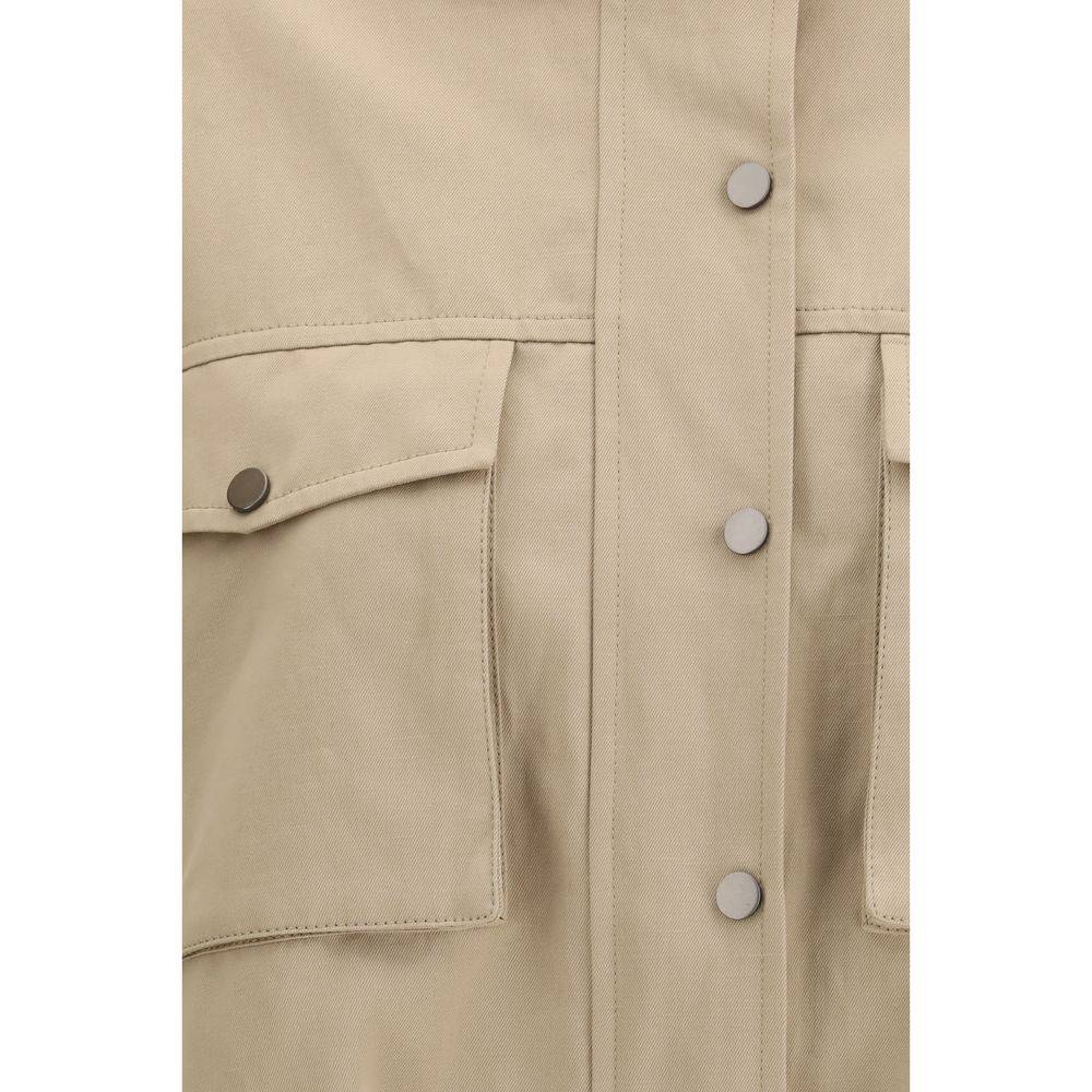 Brunello Cucinelli Beige Cotton Coat