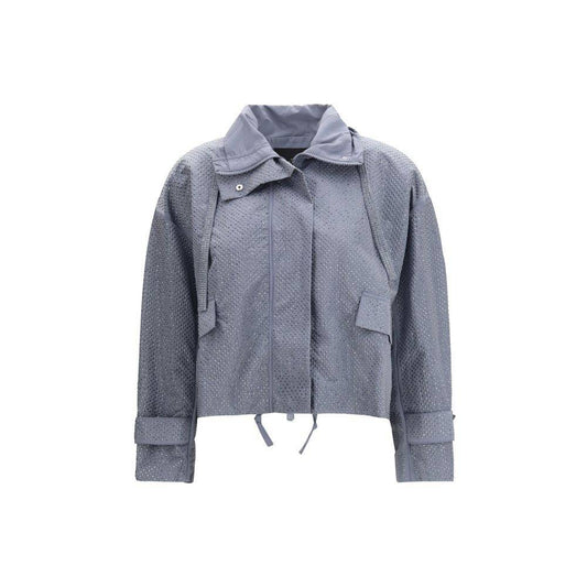 PINKO Blue Polyester Shell Jacket