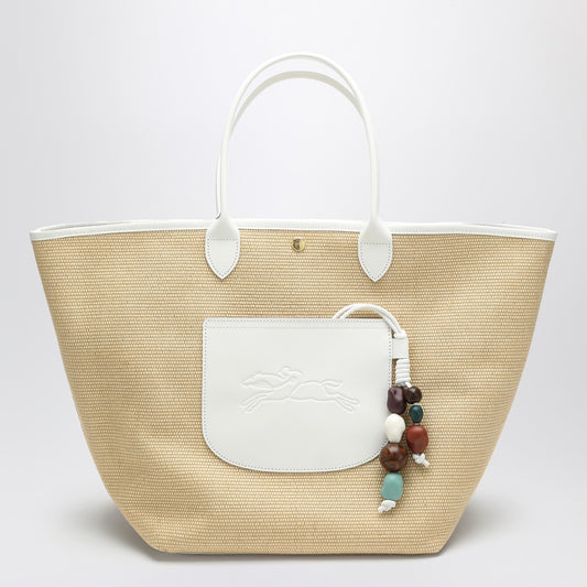 Longchamp Longchamp Basket bag Le Pliage white