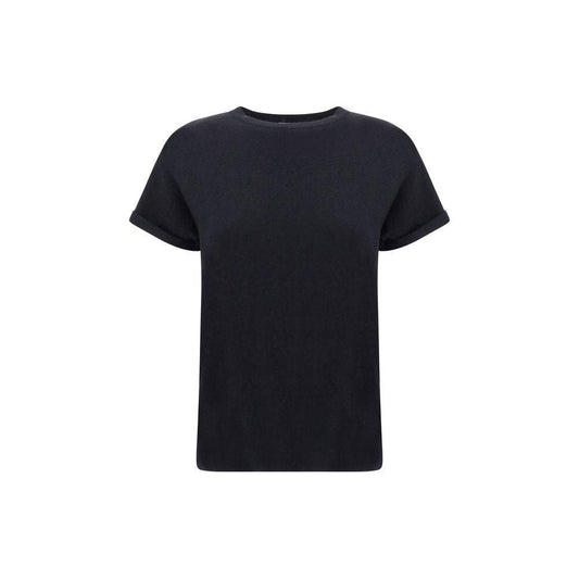 Brunello Cucinelli Black Nylon T-Shirt