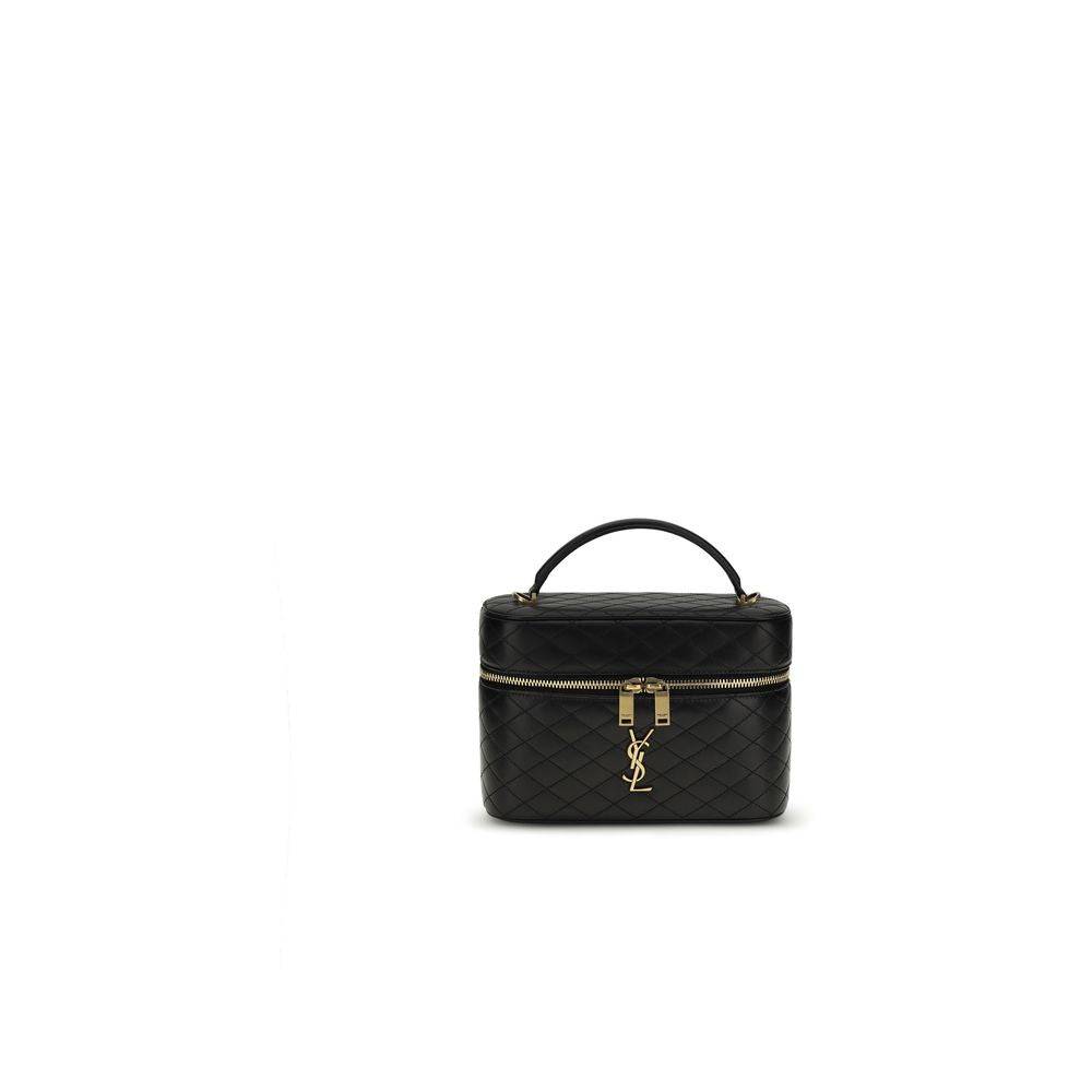 Saint Laurent Black Calf Leather Bos Taurus Shoulder Bag