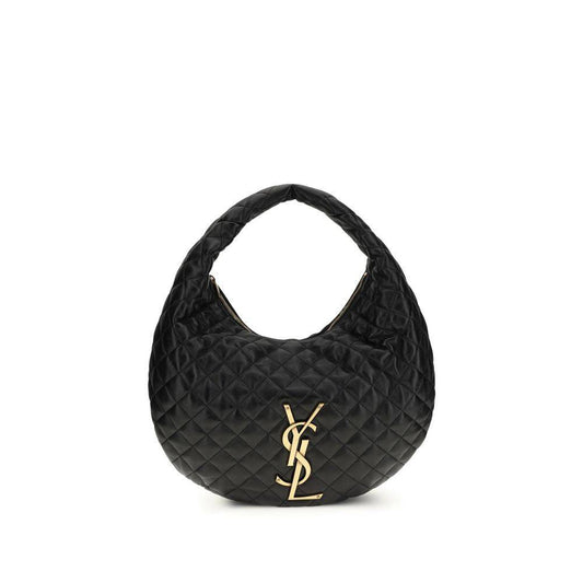 Saint Laurent Black Lamb Ovis Aries Aries Shoulder Bag