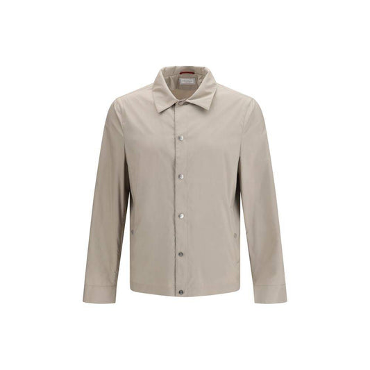 Brunello Cucinelli Beige Polyester Coat