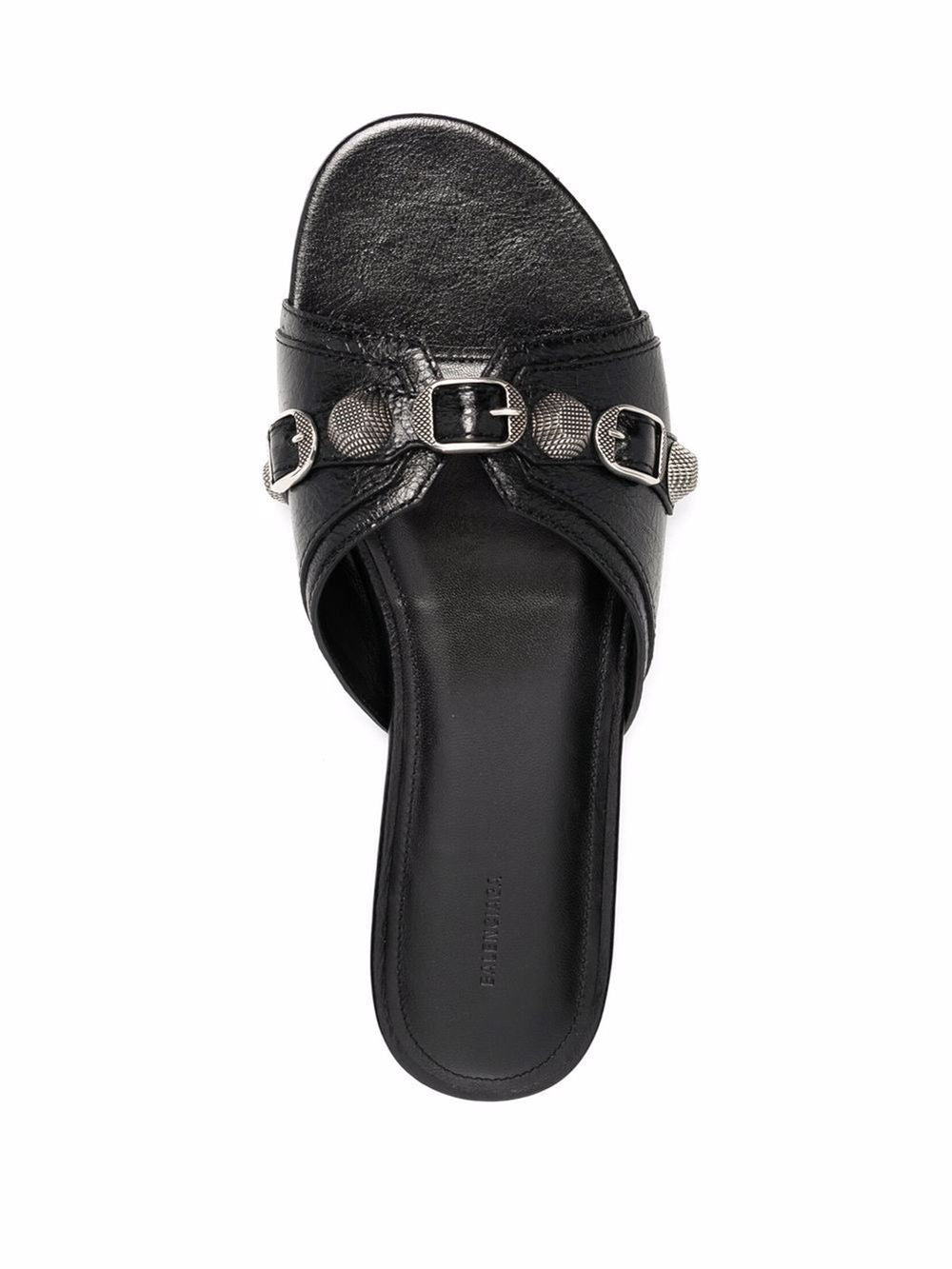 Balenciaga Balenciaga Cagole leather sandals