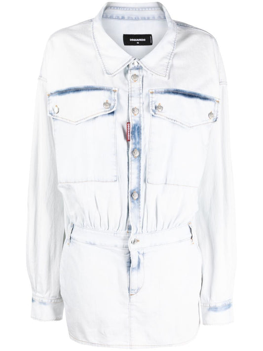 Dsquared2 Dsquared2 Dresses Clear Blue