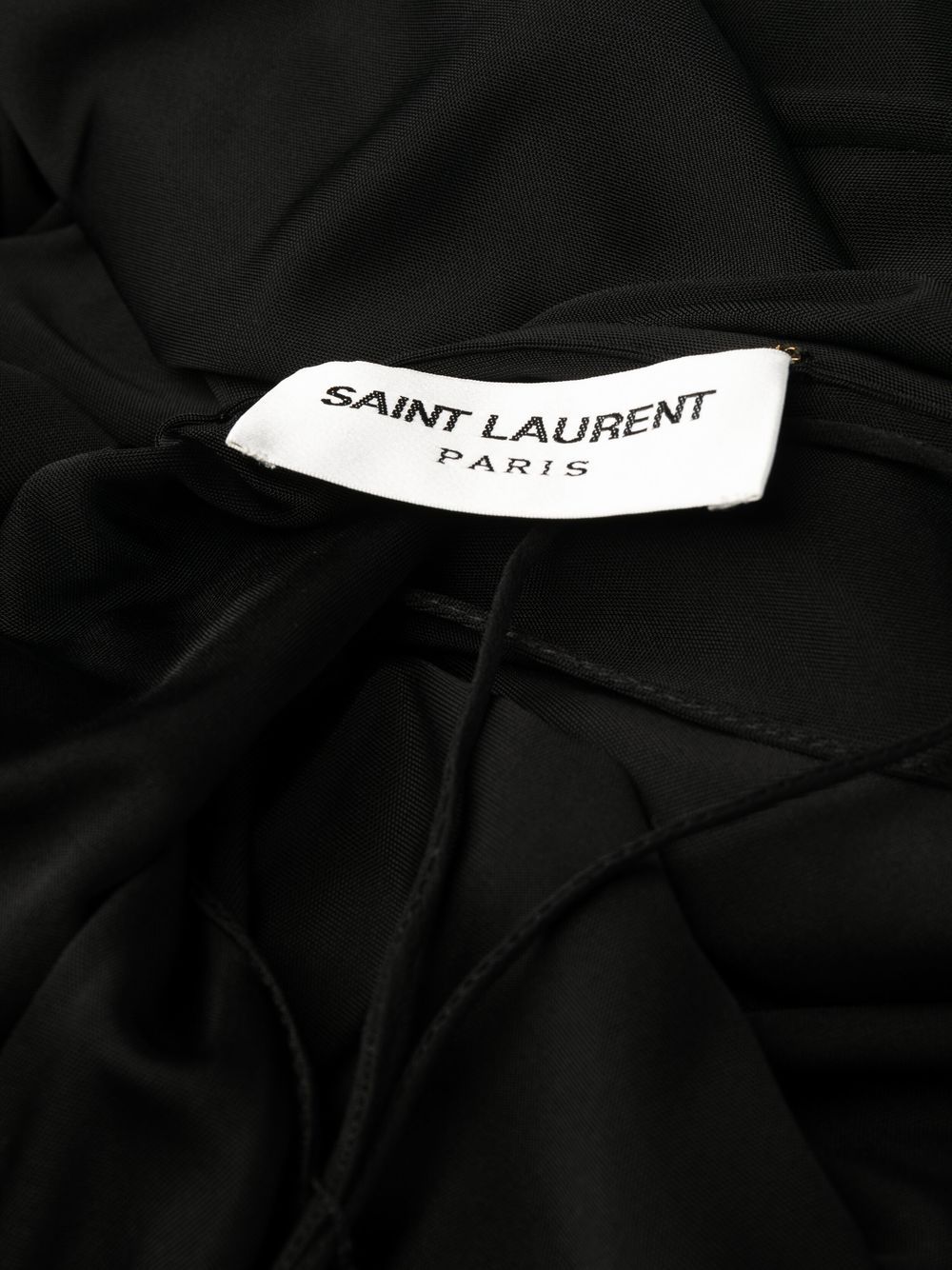 Saint Laurent Saint Laurent draped sleeveless jersey dress