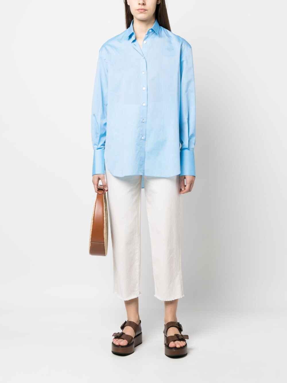 Finamore 1925 Napoli FINAMORE 1925 NAPOLI Shirts Clear Blue