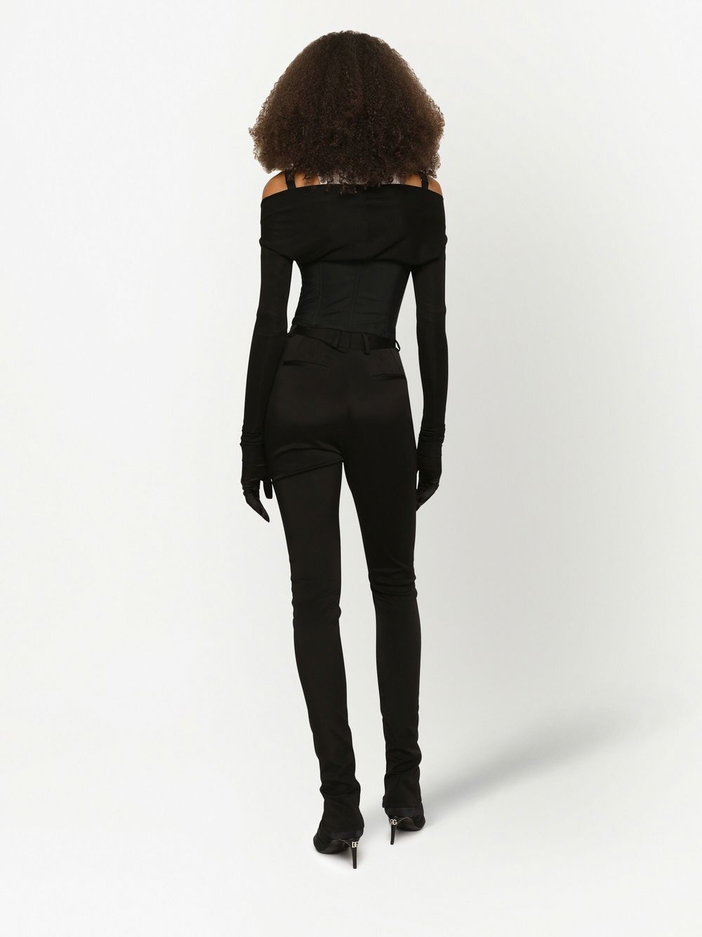 Dolce & Gabbana Dolce & Gabbana layered-shirt corset top