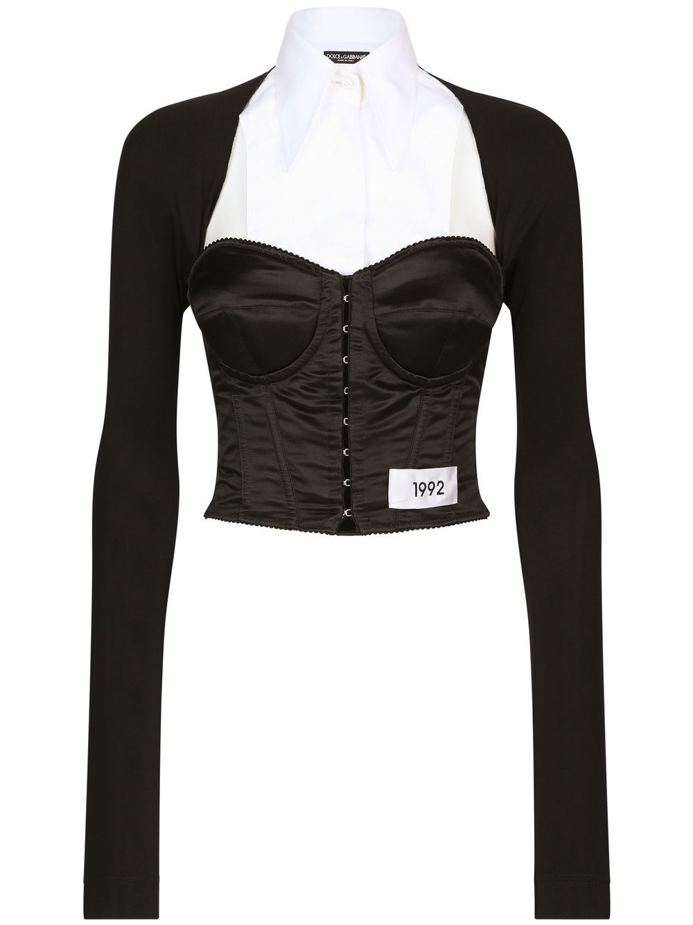 Dolce & Gabbana Dolce & Gabbana layered-shirt corset top