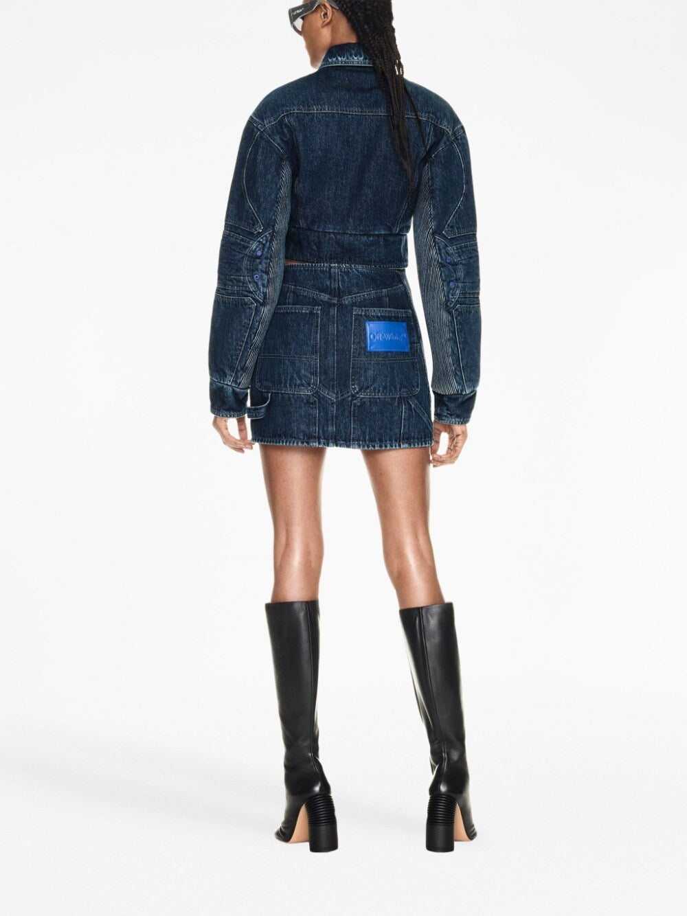 Off White Off White Cropped denim jacket