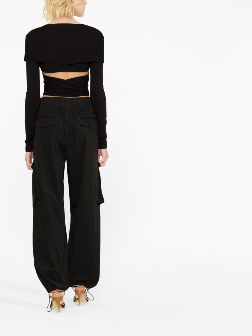 Dolce & Gabbana Dolce & Gabbana cut-out Wrap Top