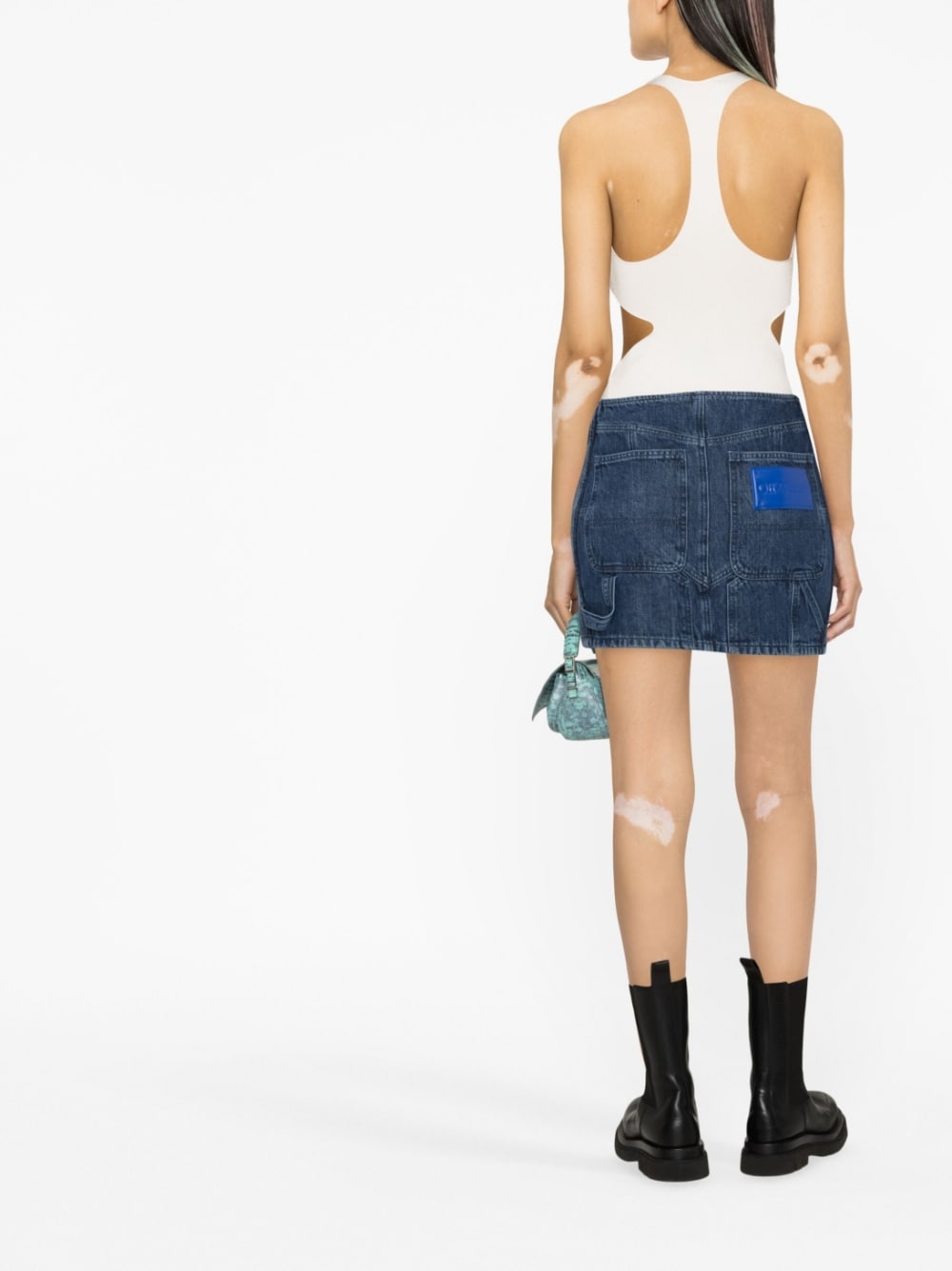 Off White Off White Denim mini skirt