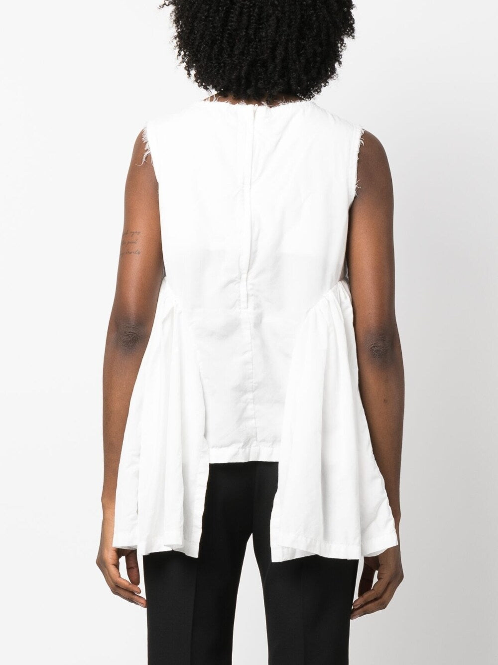 Comme Des Garcons Comme Des Garcons Tank top with draped detail