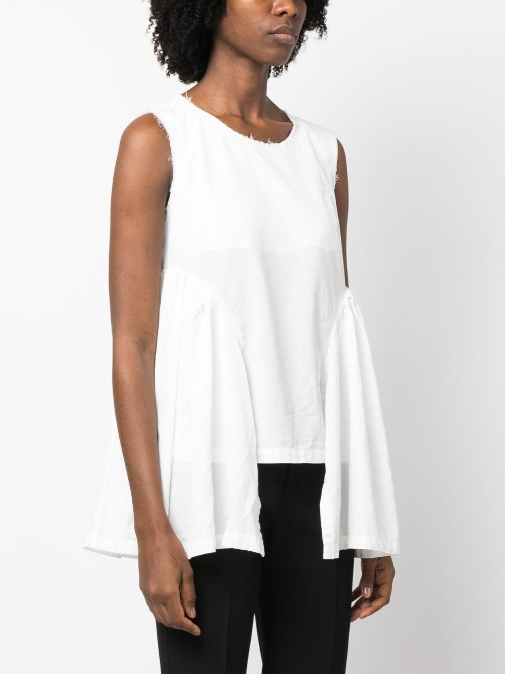 Comme Des Garcons Comme Des Garcons Tank top with draped detail