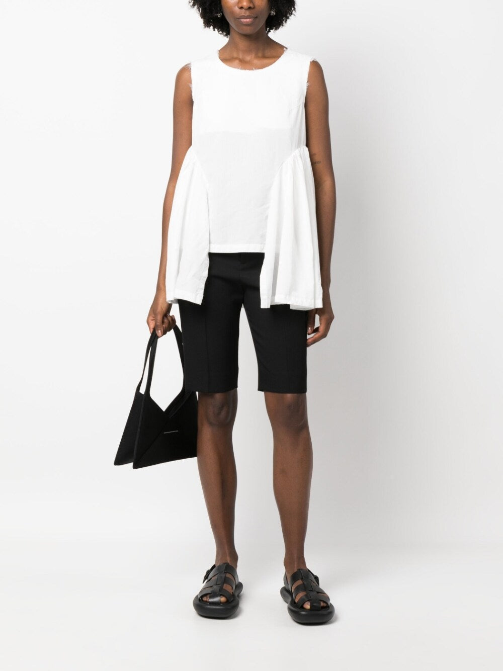 Comme Des Garcons Comme Des Garcons Tank top with draped detail
