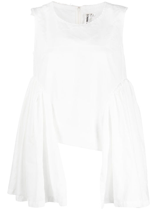 Comme Des Garcons Comme Des Garcons Tank top with draped detail