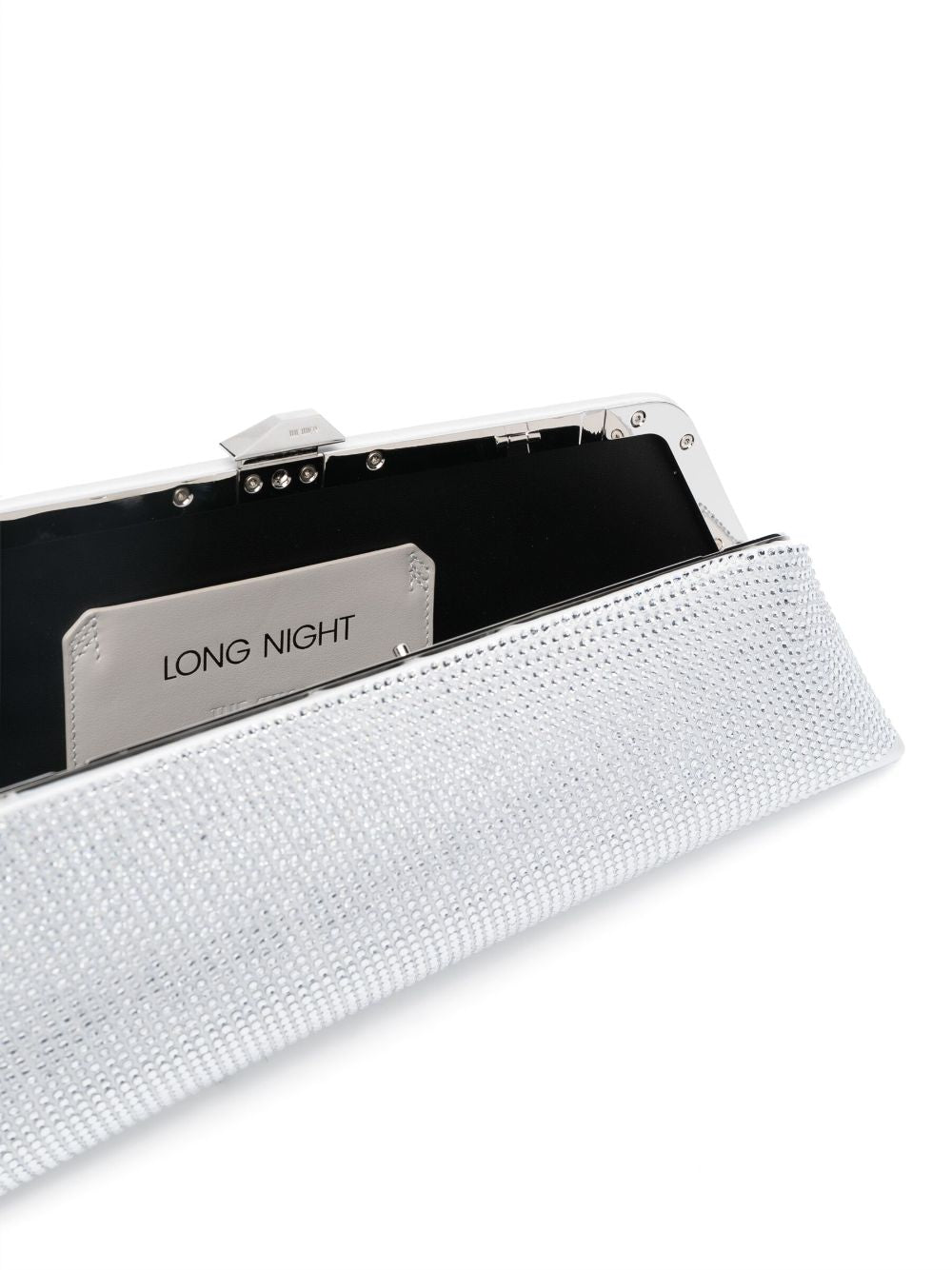 The Attico The Attico Long Night crystal-embellished clutch bag