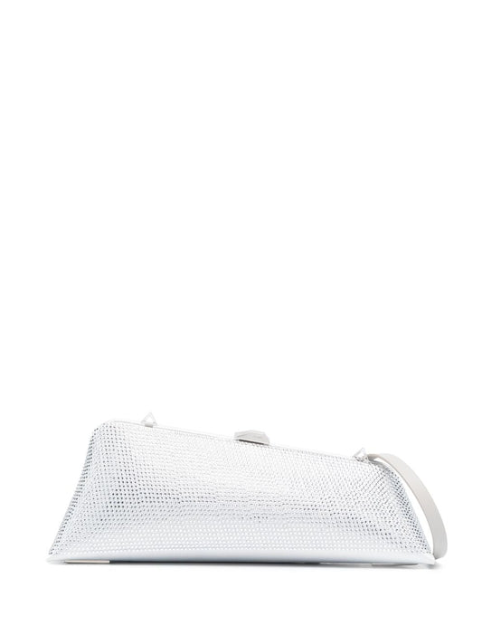 The Attico The Attico Long Night crystal-embellished clutch bag