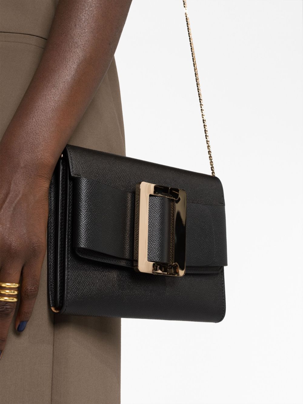 Boyy Boyy Buckle Travel Case Epsom Leather Handbag