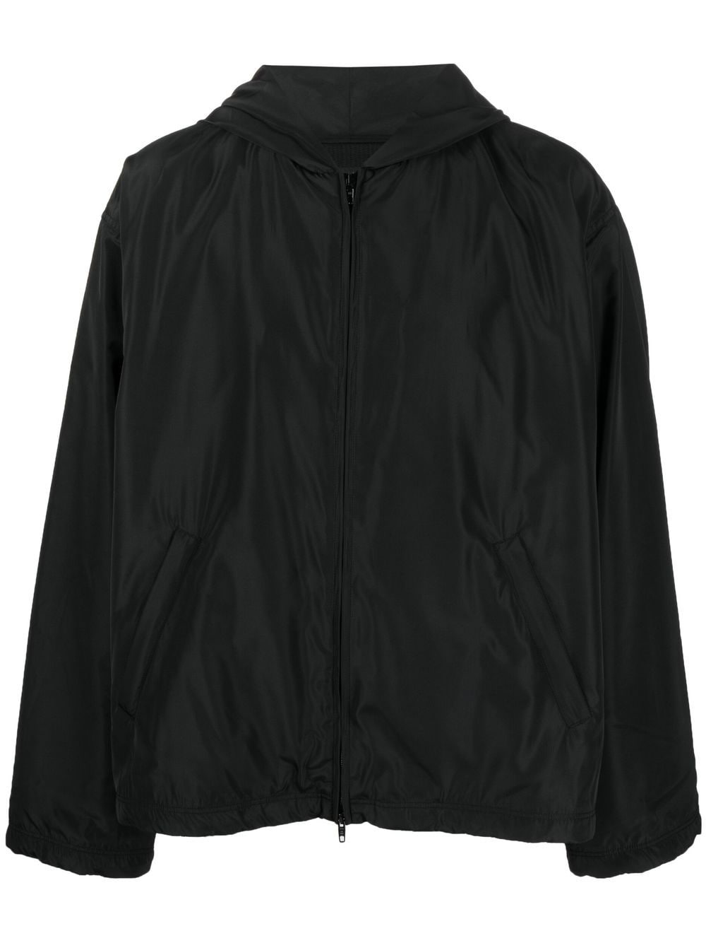 Balenciaga Balenciaga logo-print Hooded Windbreaker