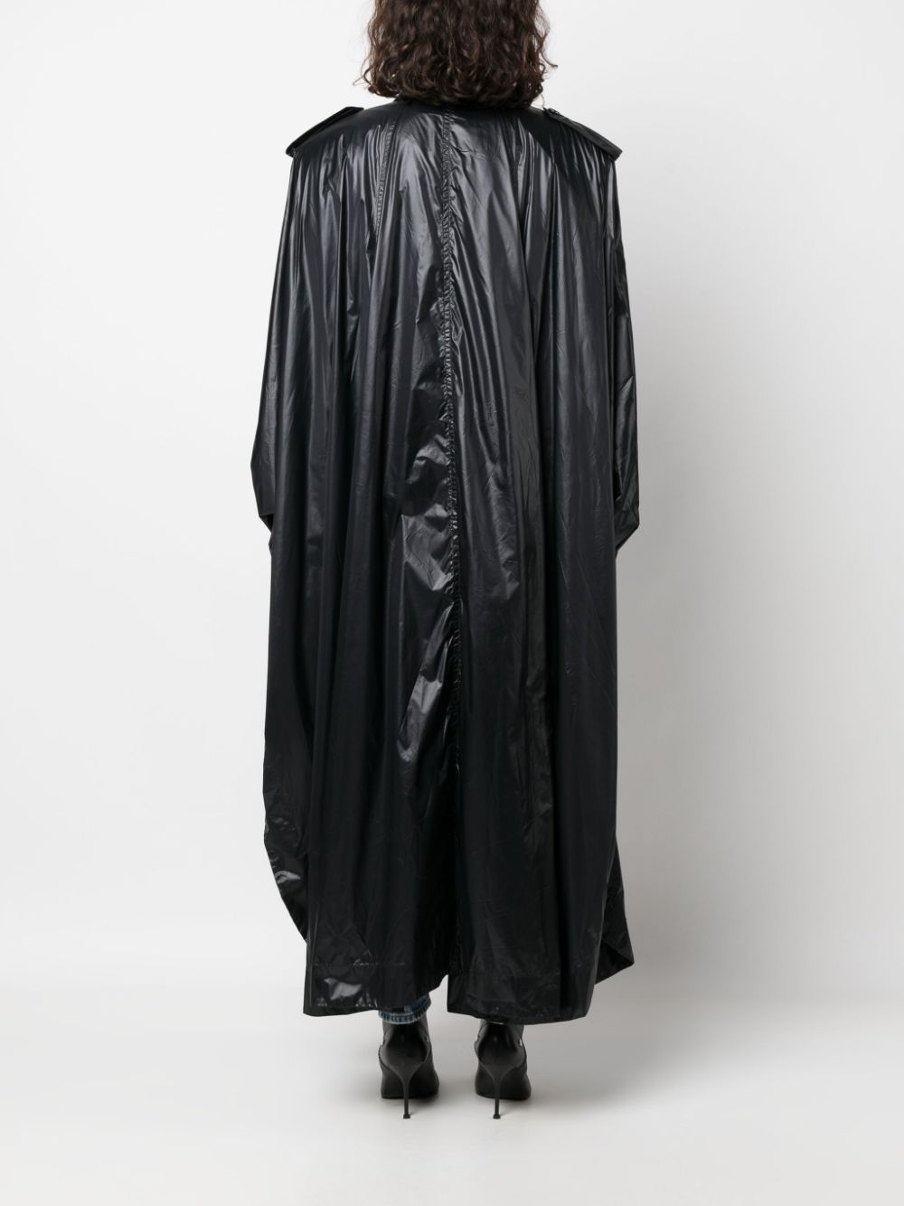 Saint Laurent Saint Laurent shoulder-pad Oversized Trench Coat