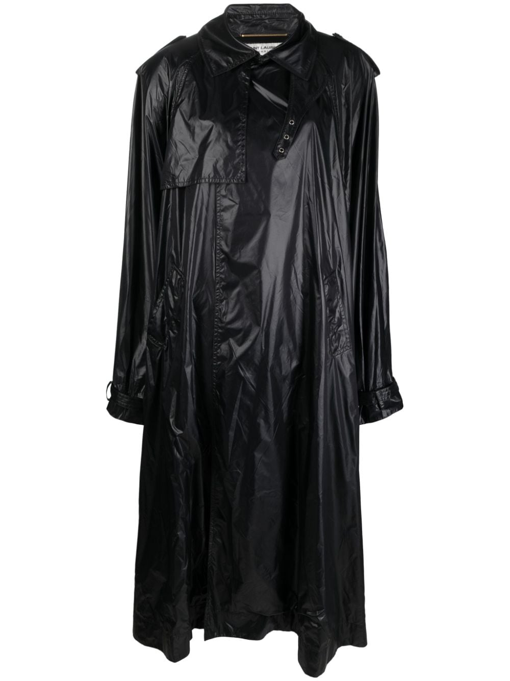 Saint Laurent Saint Laurent shoulder-pad Oversized Trench Coat