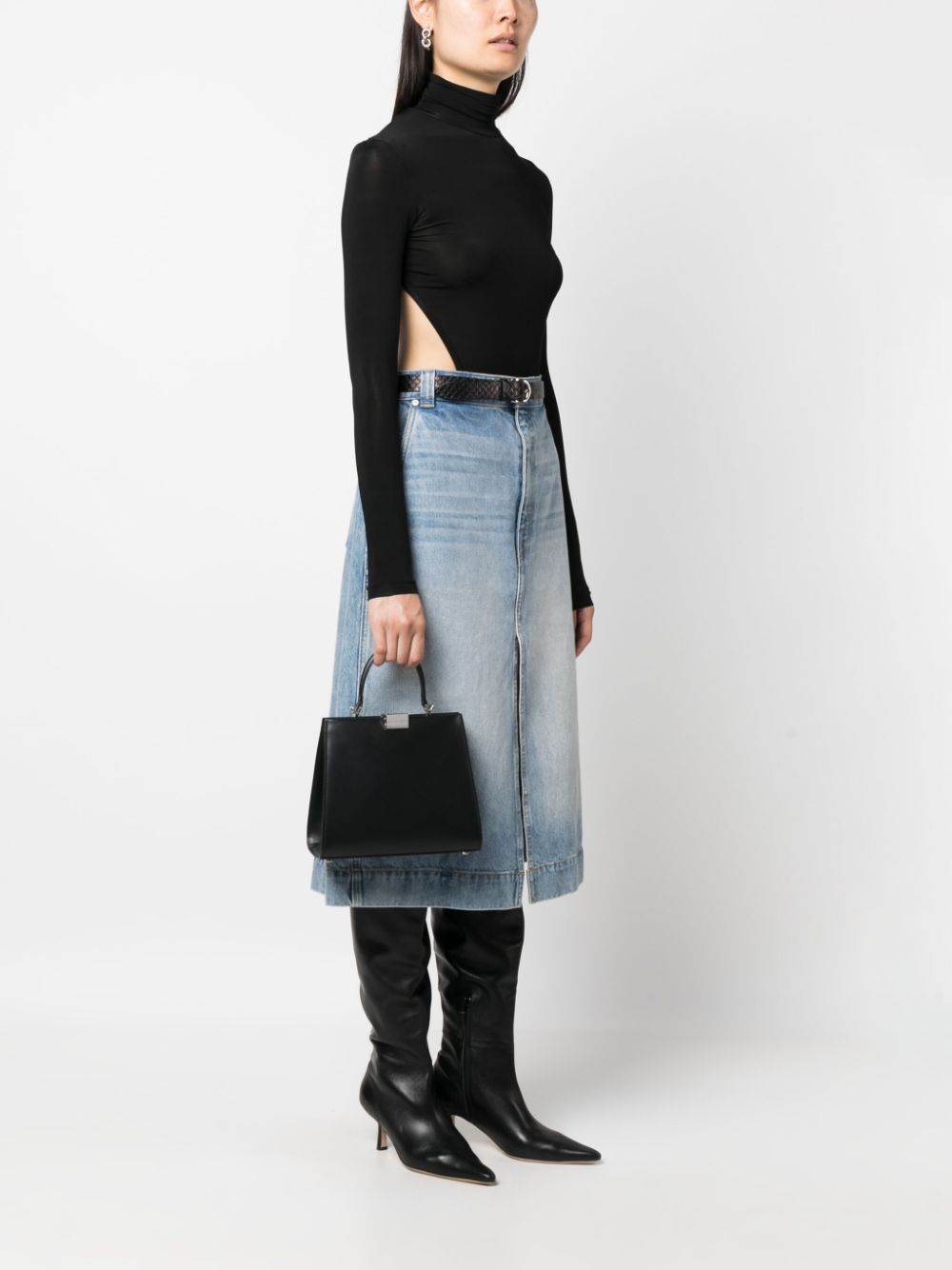 Armarium Armarium logo-plaque leather tote bag