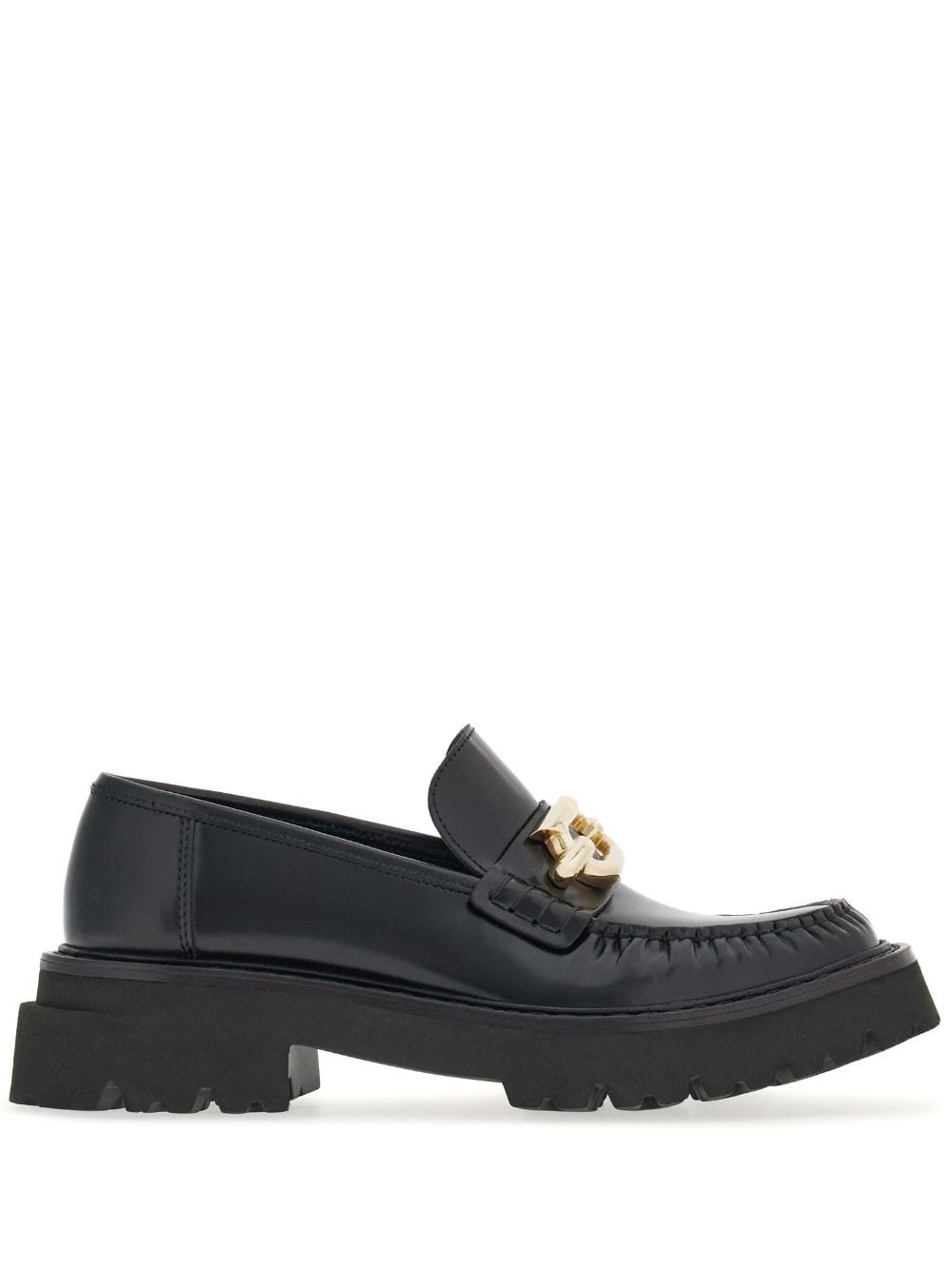Ferragamo Ferragamo Gancini-buckle Leather Loafers