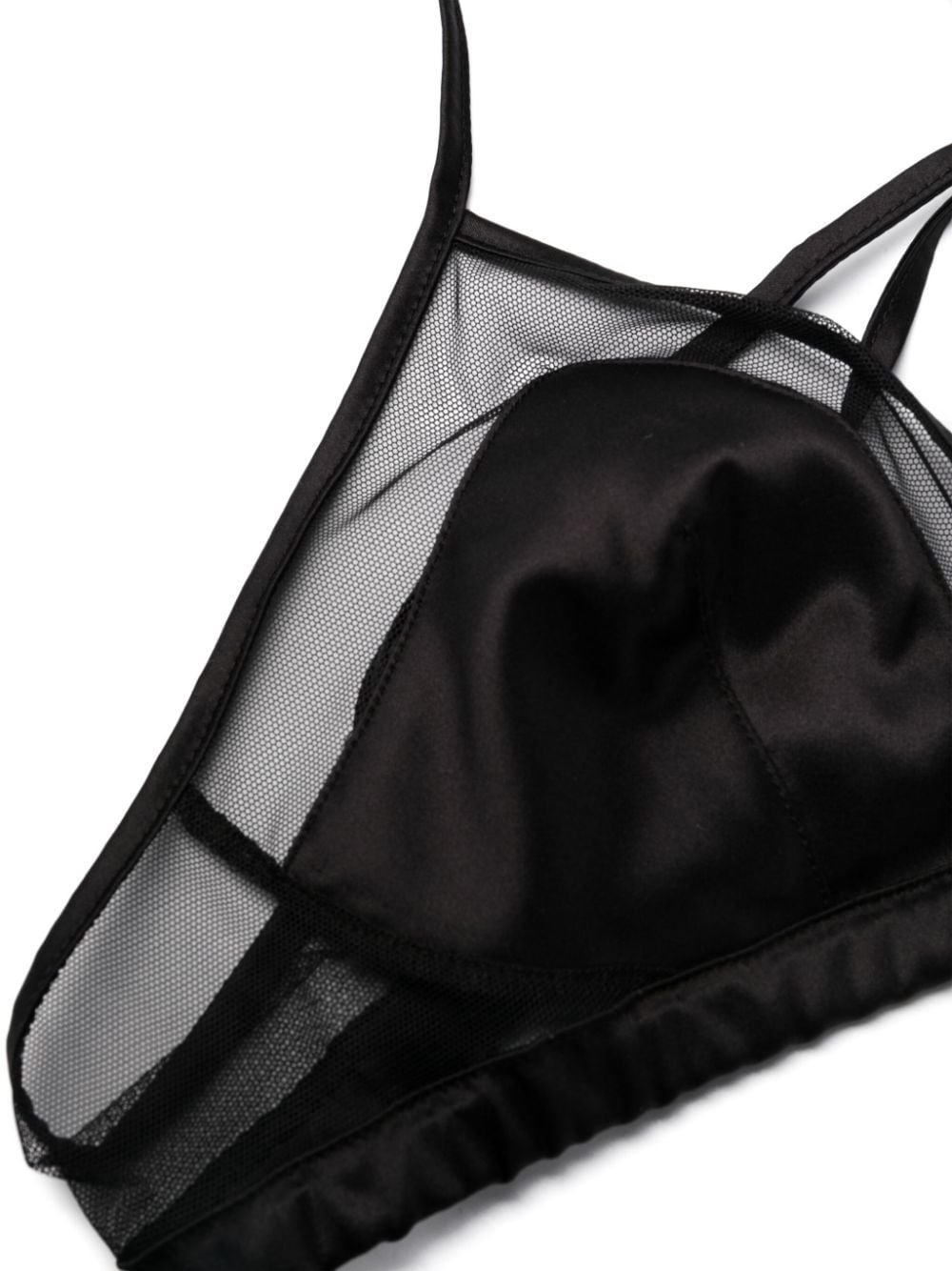 Dolce & Gabbana Dolce & Gabbana panelled tulle satin bra
