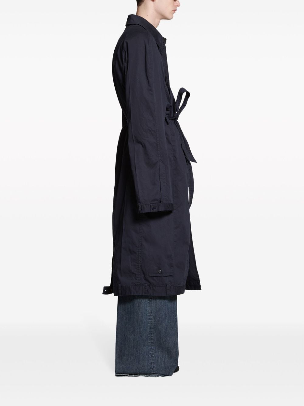Balenciaga Balenciaga deconstructed cotton coat