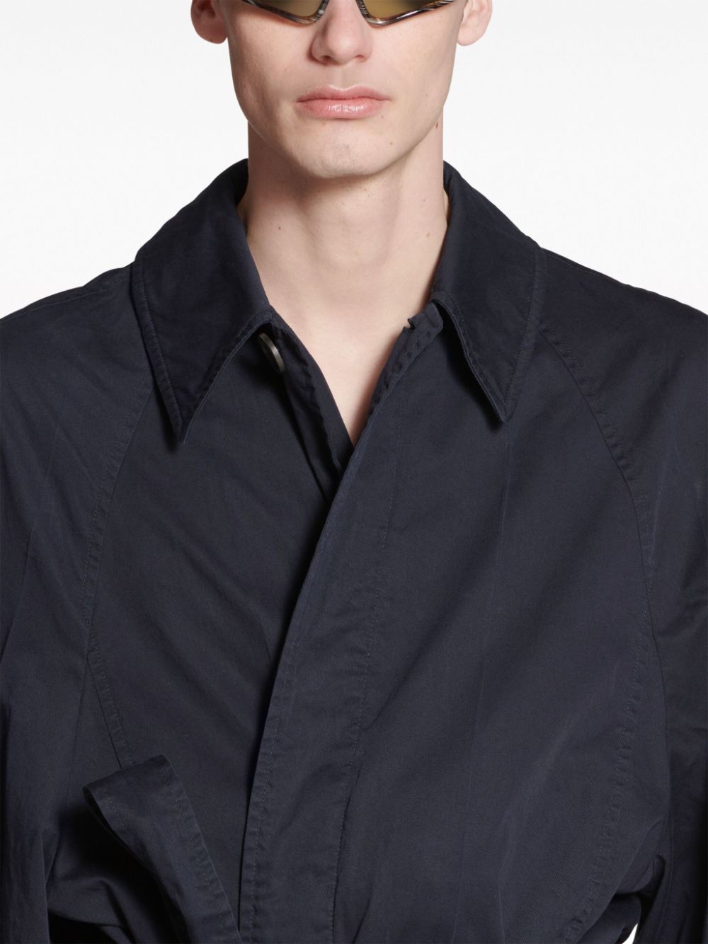 Balenciaga Balenciaga deconstructed cotton coat