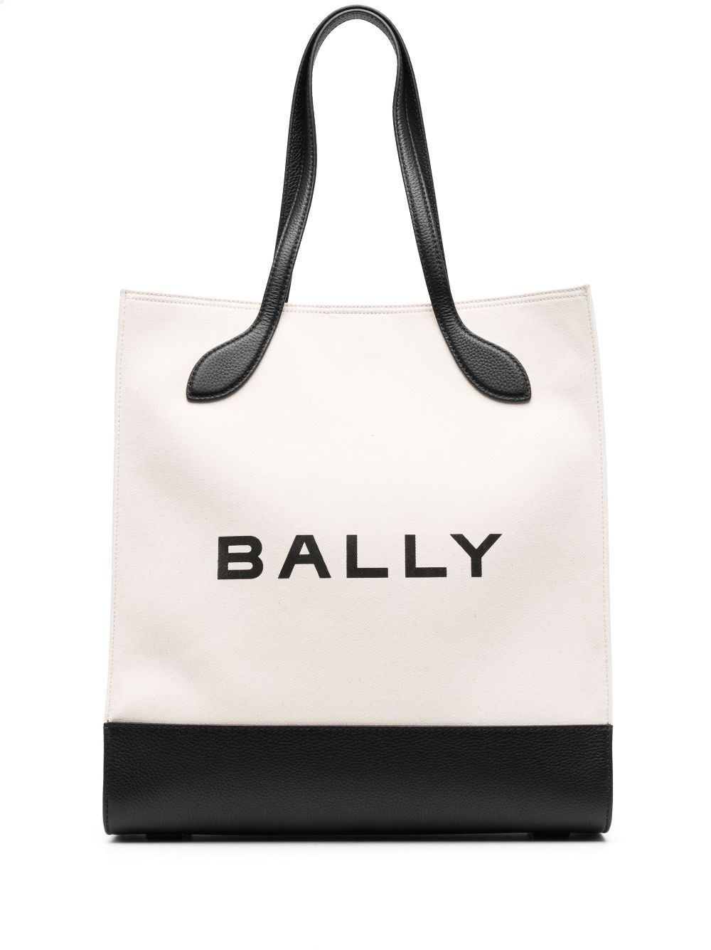 Bally Bally logo print tote bag