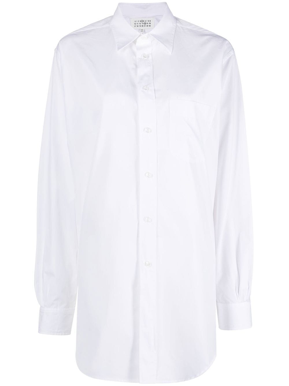 Maison Margiela Maison Margiela Longline poplin shirt