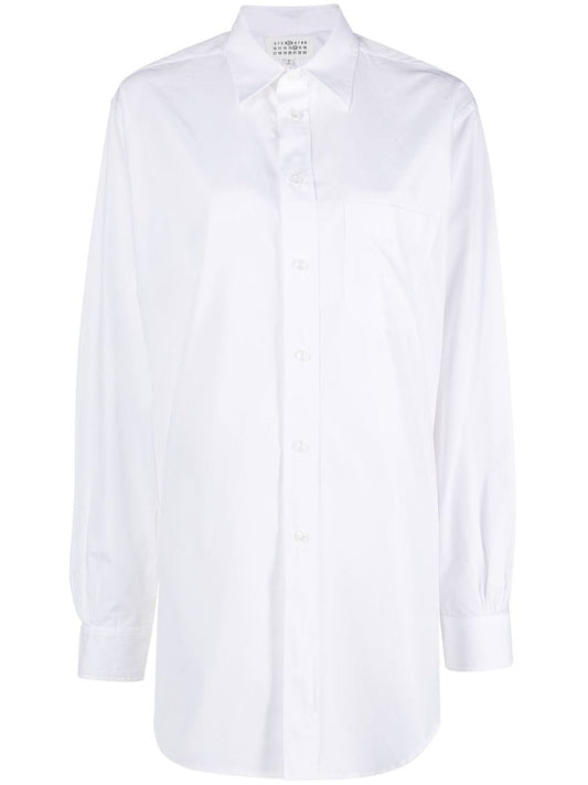 Maison Margiela Maison Margiela Longline poplin shirt