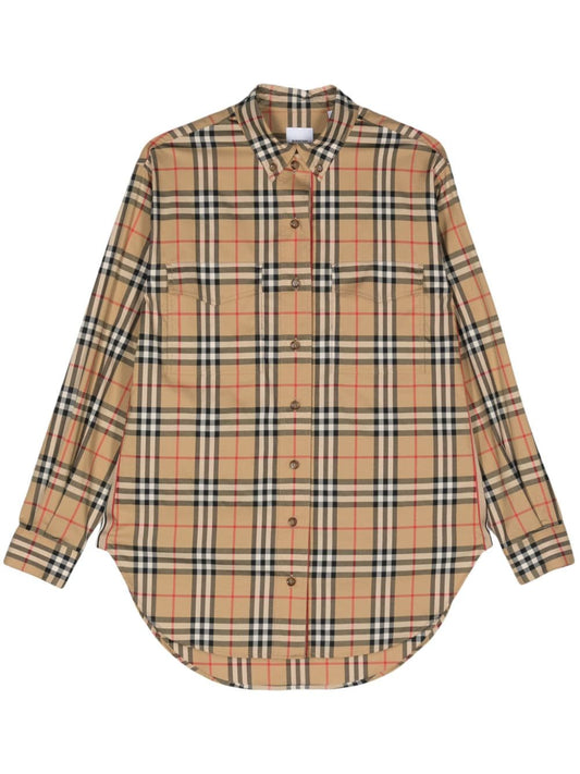 Burberry Burberry Vintage Check Pattern Shirt