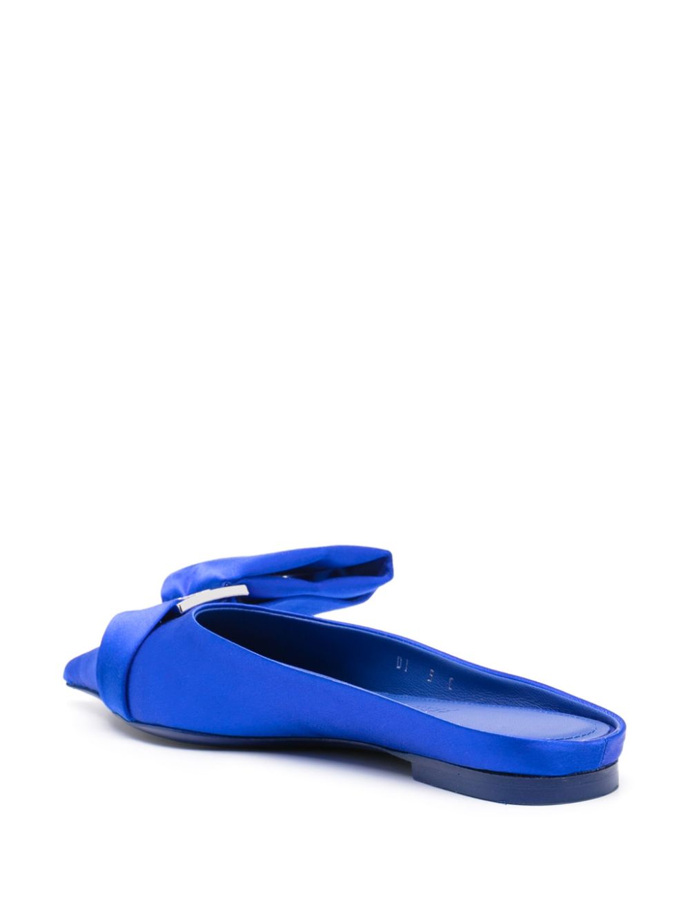 Ferragamo Ferragamo asymmetric-bow Satin Mules