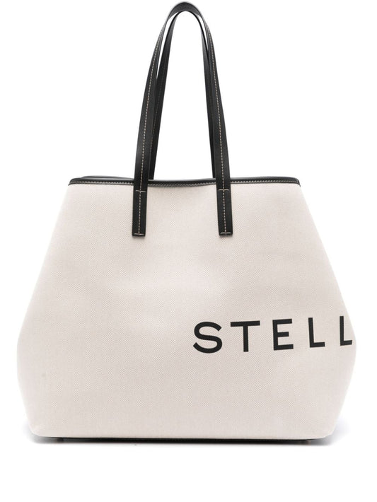 Stella McCartney Stella McCartney logo-print detachable-purse bag