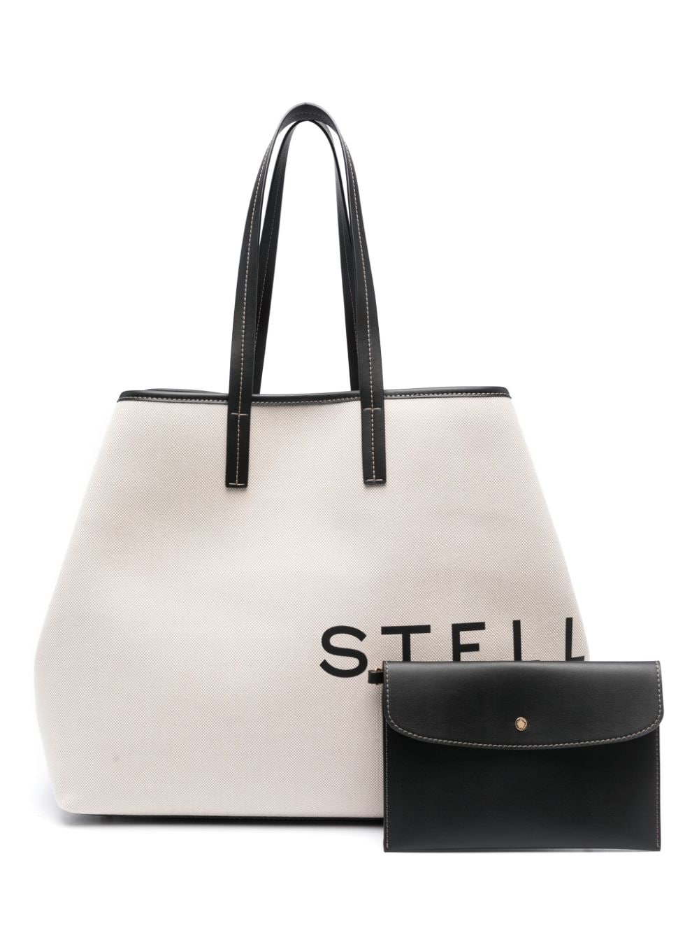 Stella McCartney Stella McCartney logo-print detachable-purse bag