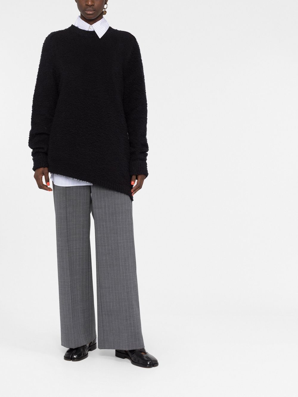 Maison Margiela Maison Margiela Four-stitch brushed jumper