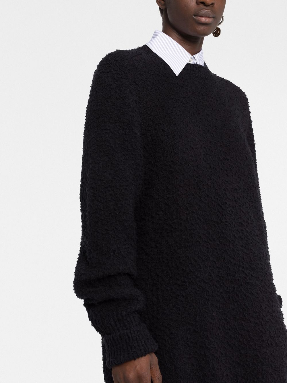 Maison Margiela Maison Margiela Four-stitch brushed jumper