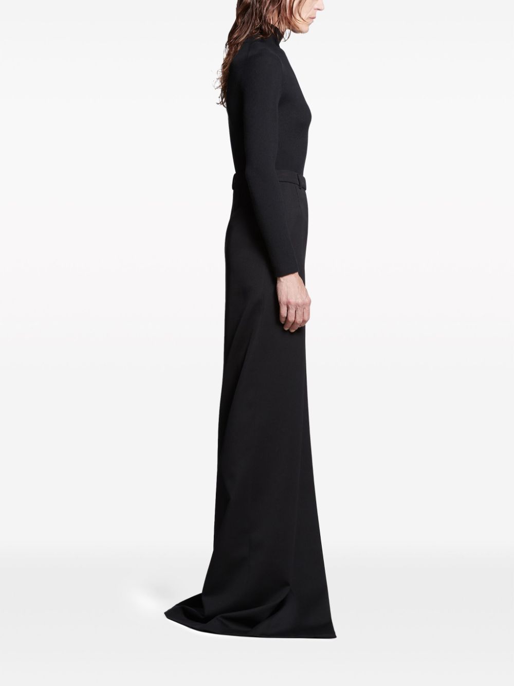 Balenciaga Balenciaga slit tailored maxi skirt