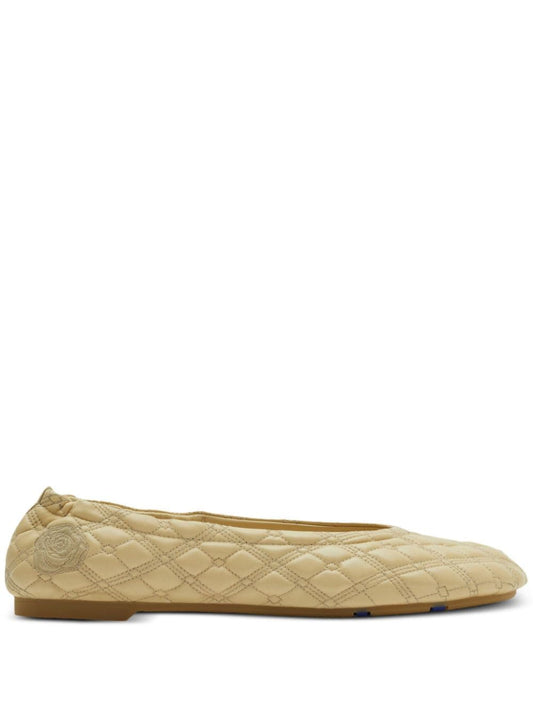 Burberry Burberry Sadler leather ballerinas