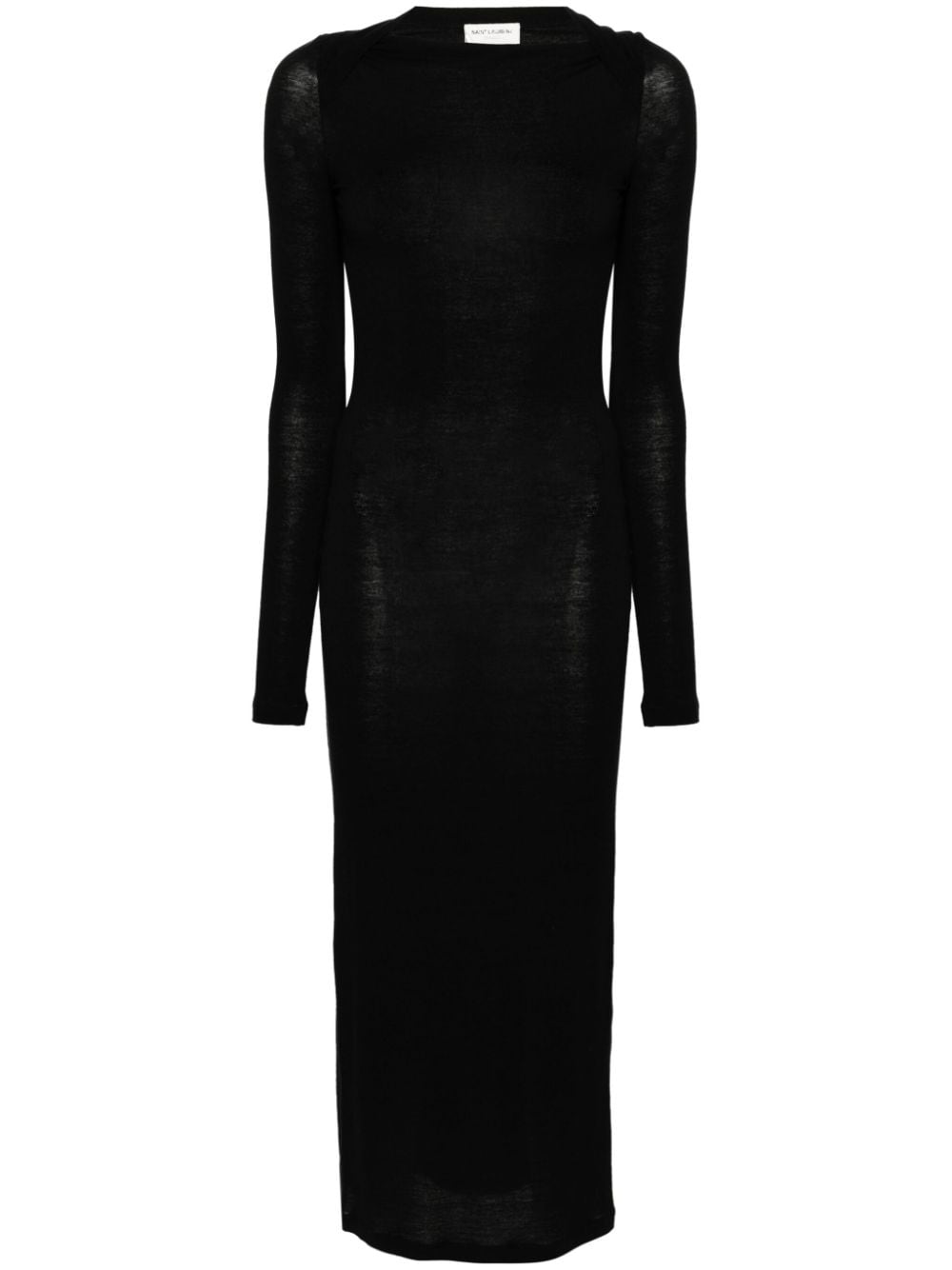 Saint Laurent Saint Laurent Wool blend long pencil dress