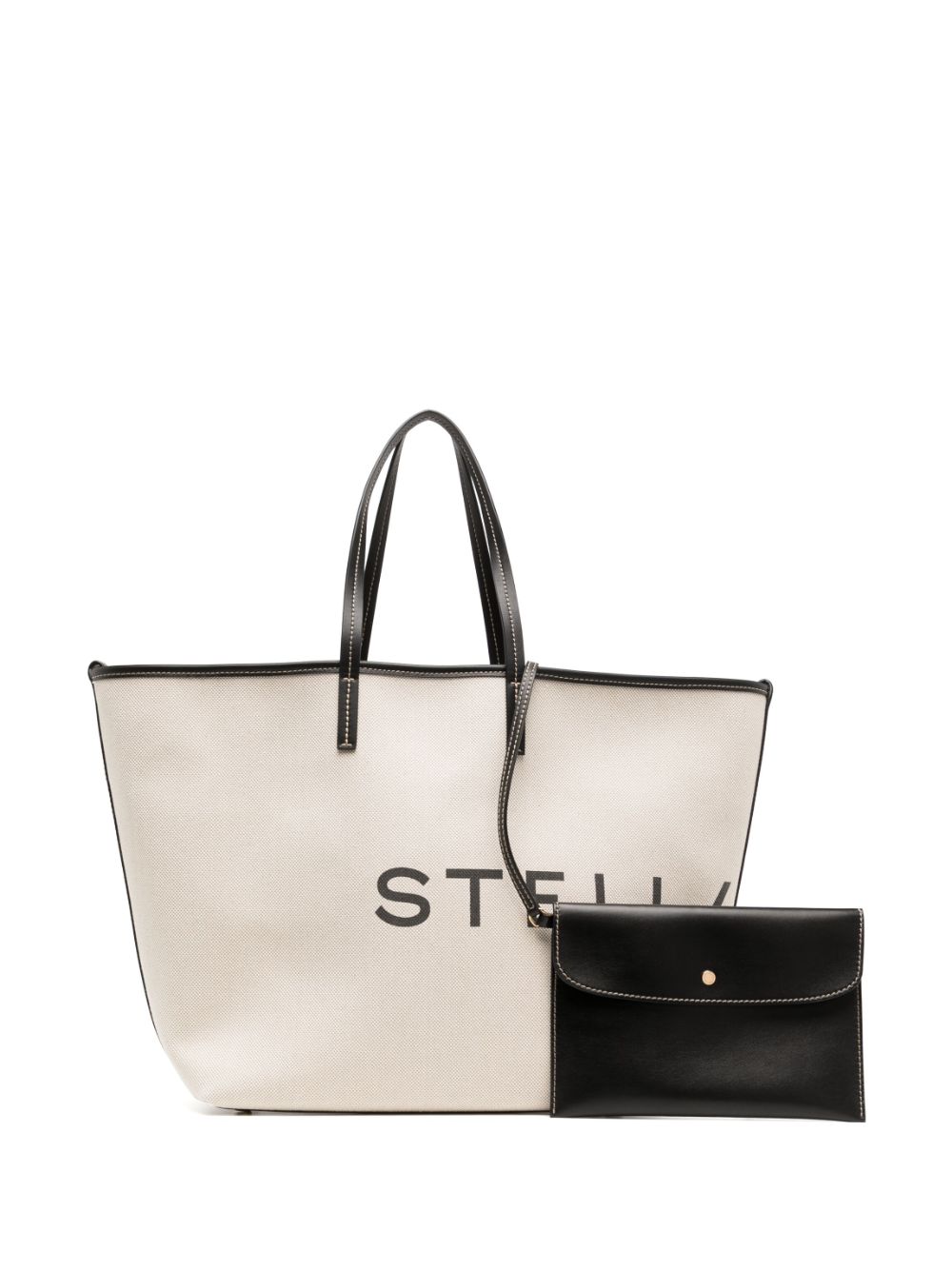 Stella McCartney Stella McCartney Logo canvas tote bag