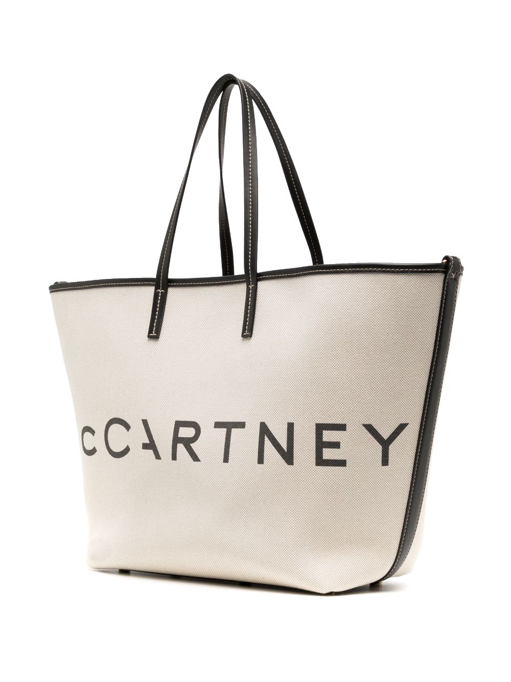 Stella McCartney Stella McCartney Logo canvas tote bag