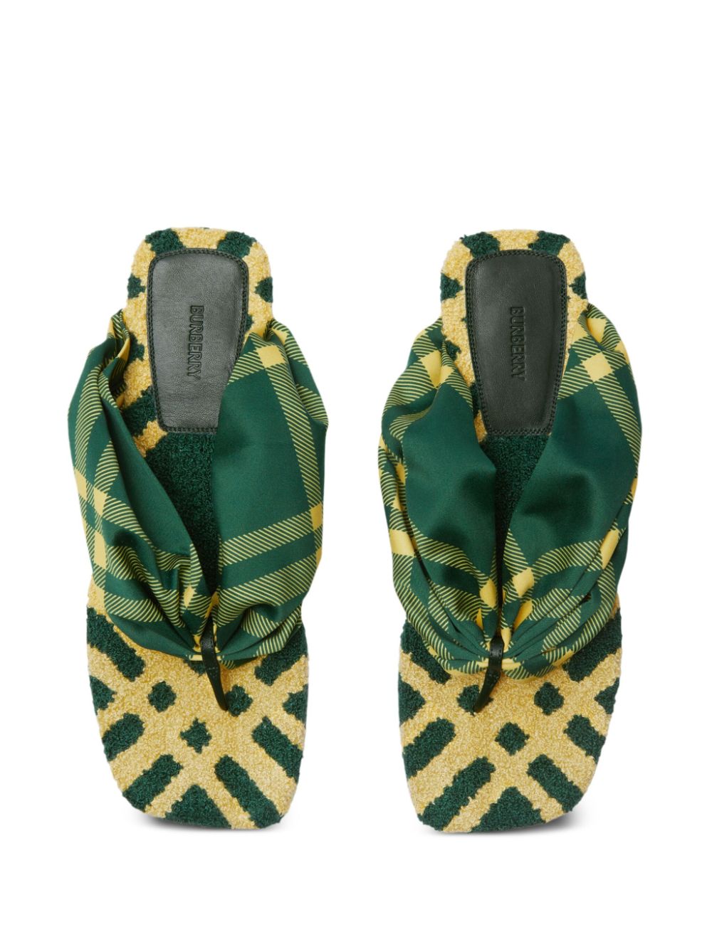 Burberry Burberry check pool flat slides