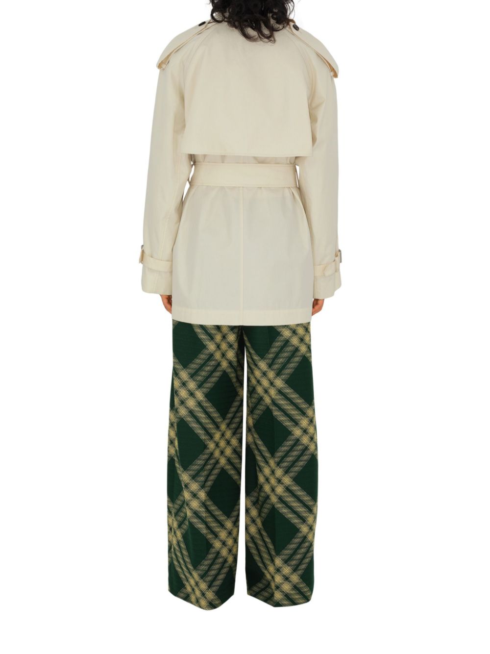 Burberry Burberry Short Belted Trench Coat